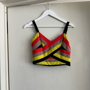 Milly Striped Crop Top